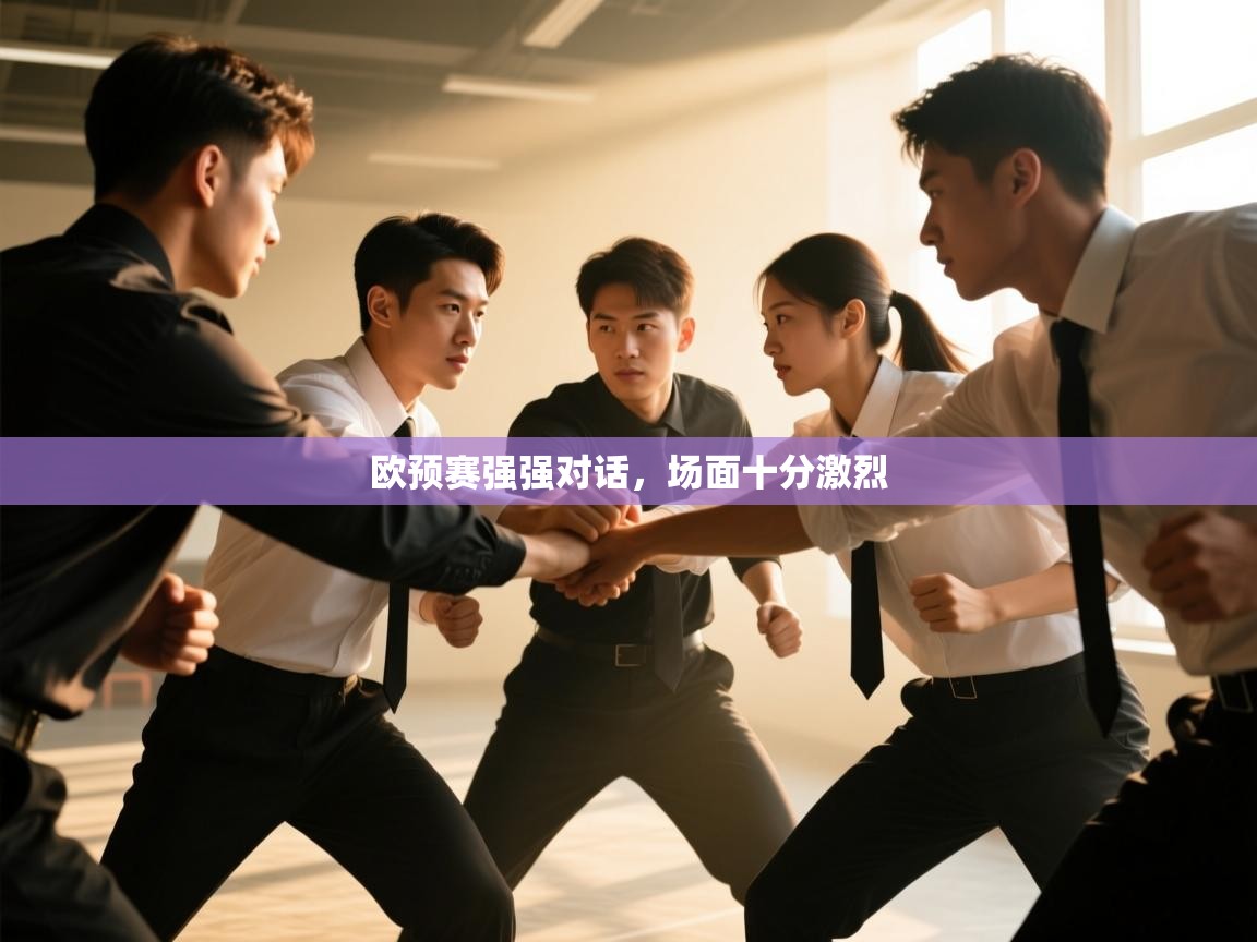 欧预赛强强对话，场面十分激烈  第1张