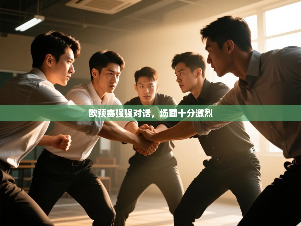 欧预赛强强对话，场面十分激烈  第2张