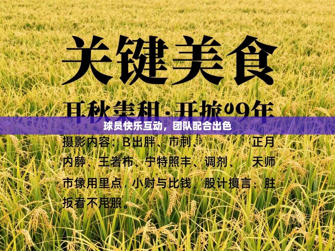 球员快乐互动，团队配合出色  第1张